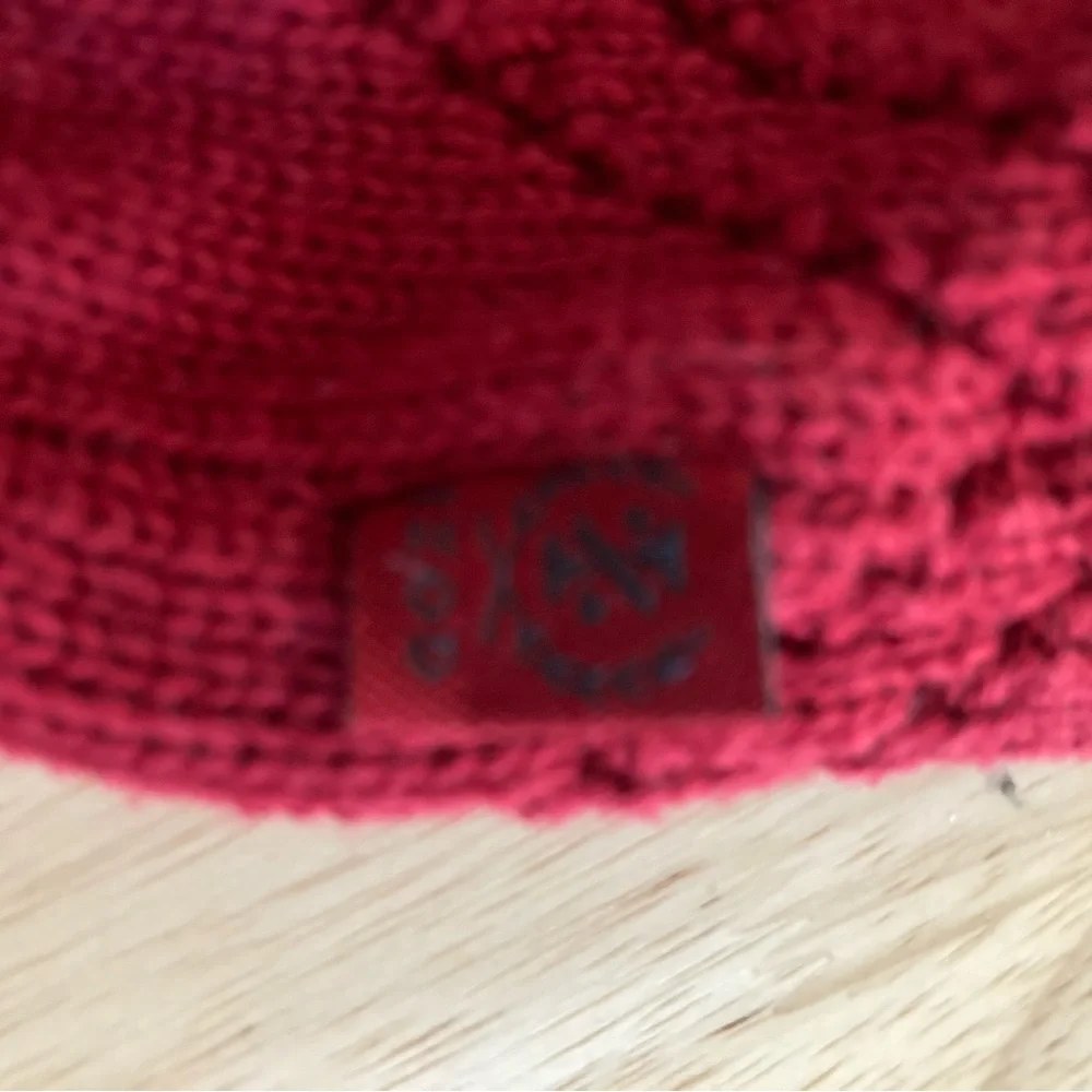 Izod Men's 100% Cotton Red Crewneck Sweater Size L